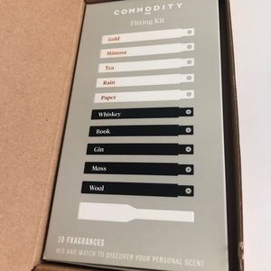 [NEW IN BOX] Commodity Fitting Kit - Fragrances